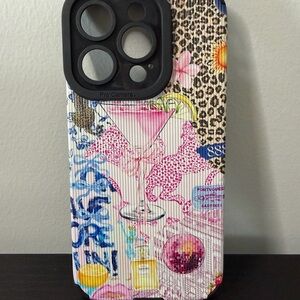 iPhone 14 Pro Stylish Multicolor Phone Case